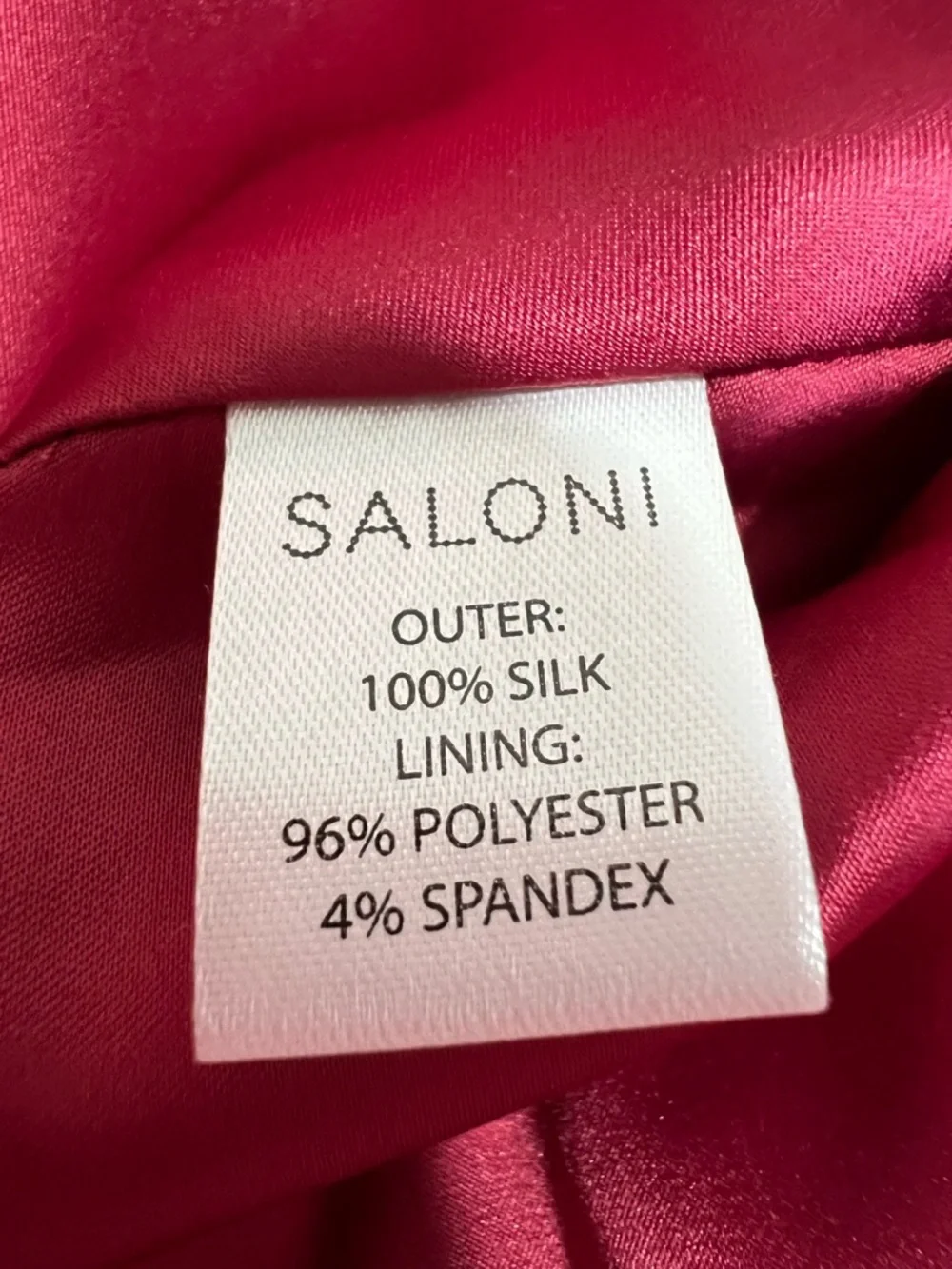 NWT Saloni Fleur Printed Silk-Crepe Midi Dress in the "Hibiscus Flourish". - Picture 13 of 14